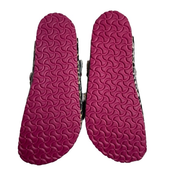 Birkenstock Dorian Leo Mule Lily Black Pink Animal Print EU 34 US 3/3.5 Narrow - Picture 4 of 8
